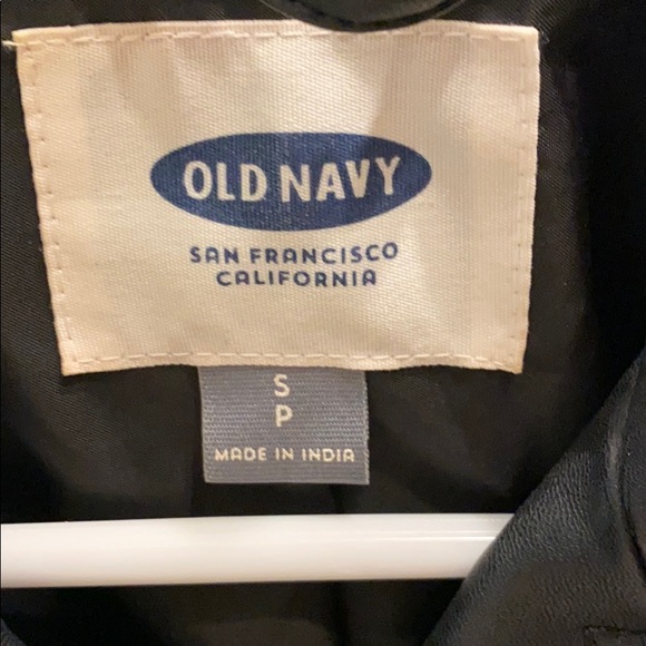 Faux Black Leather Jacket - Picture 2 of 8